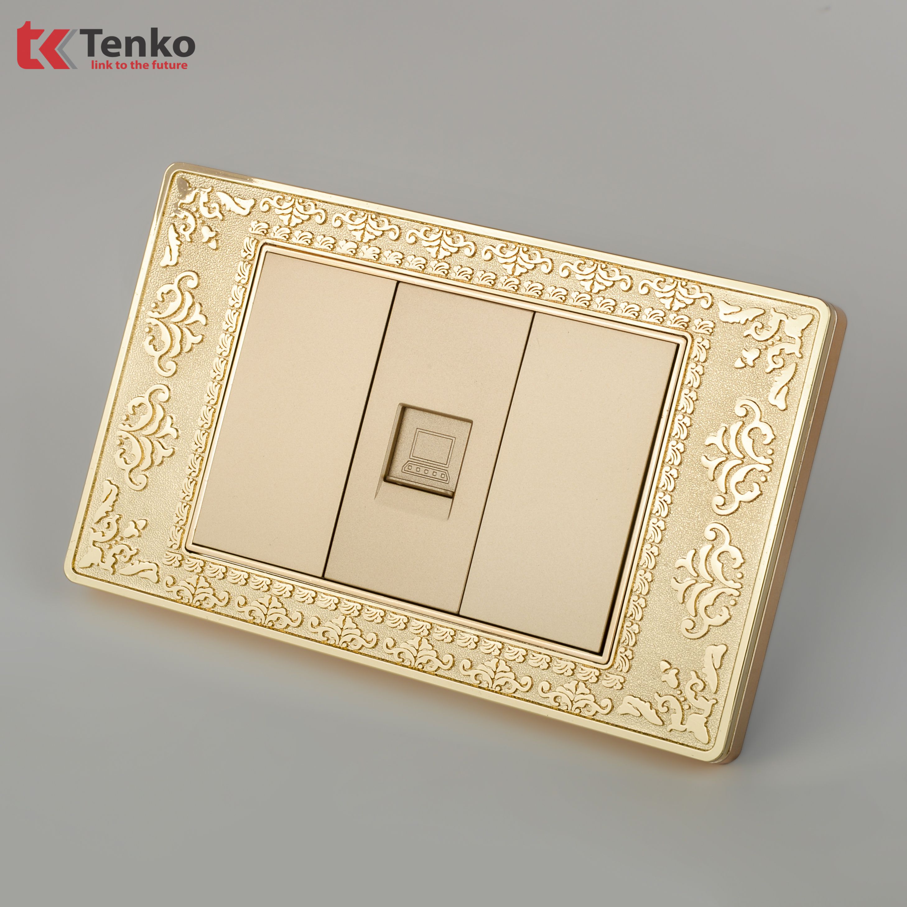 Ổ Cắm Mạng Cho Tivi Hoa Văn Tân Cổ Điển TK-C8-073